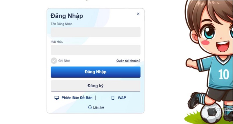 Thao tác login tài khoản Sbobet đã được nhà cái đơn giản hóa